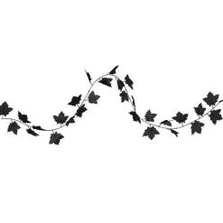 Black Leaf Garland - 1.5M<Party Delights Clearance