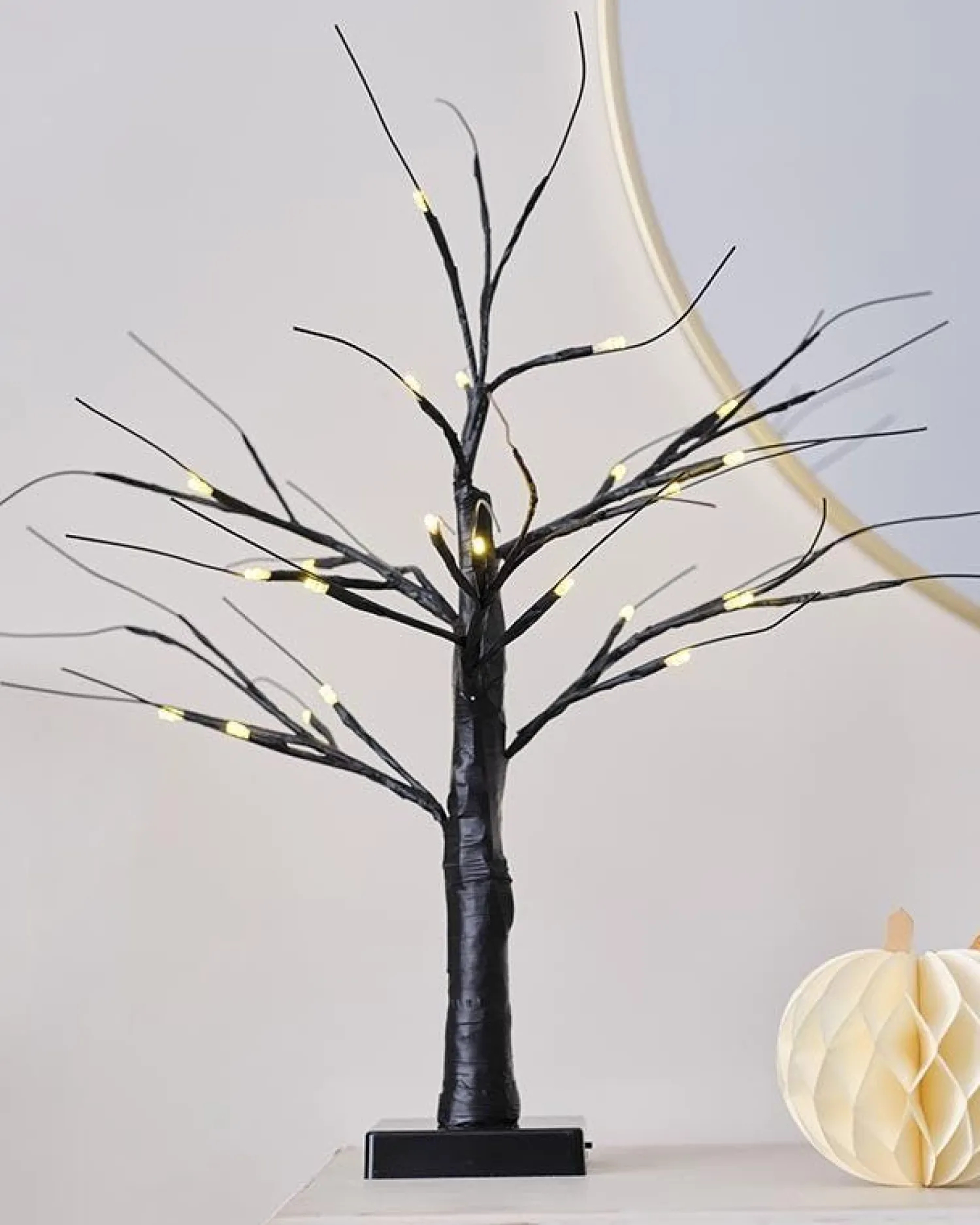 Black Light Up Small Tree<Party Delights Discount