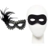 Party Delights Black Masquerade For Couples< Masks