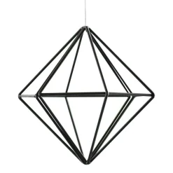 Party Delights Black Metal Geometric Hanging Decoration - 15Cm< Hanging Decorations