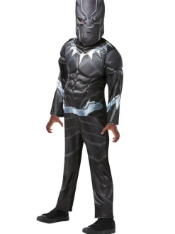Black Panther Deluxe Muscle Chest - Child Costume<Party Delights Online