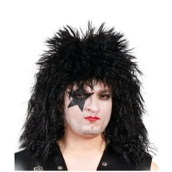 Party Delights Black Rock Star Wig< Wigs