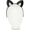 Black Sequin Cat Ears Headband<Party Delights Best