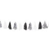 Party Delights Black, Silver & White Tassel Garland Decoration - 2.7M< Hanging Decorations