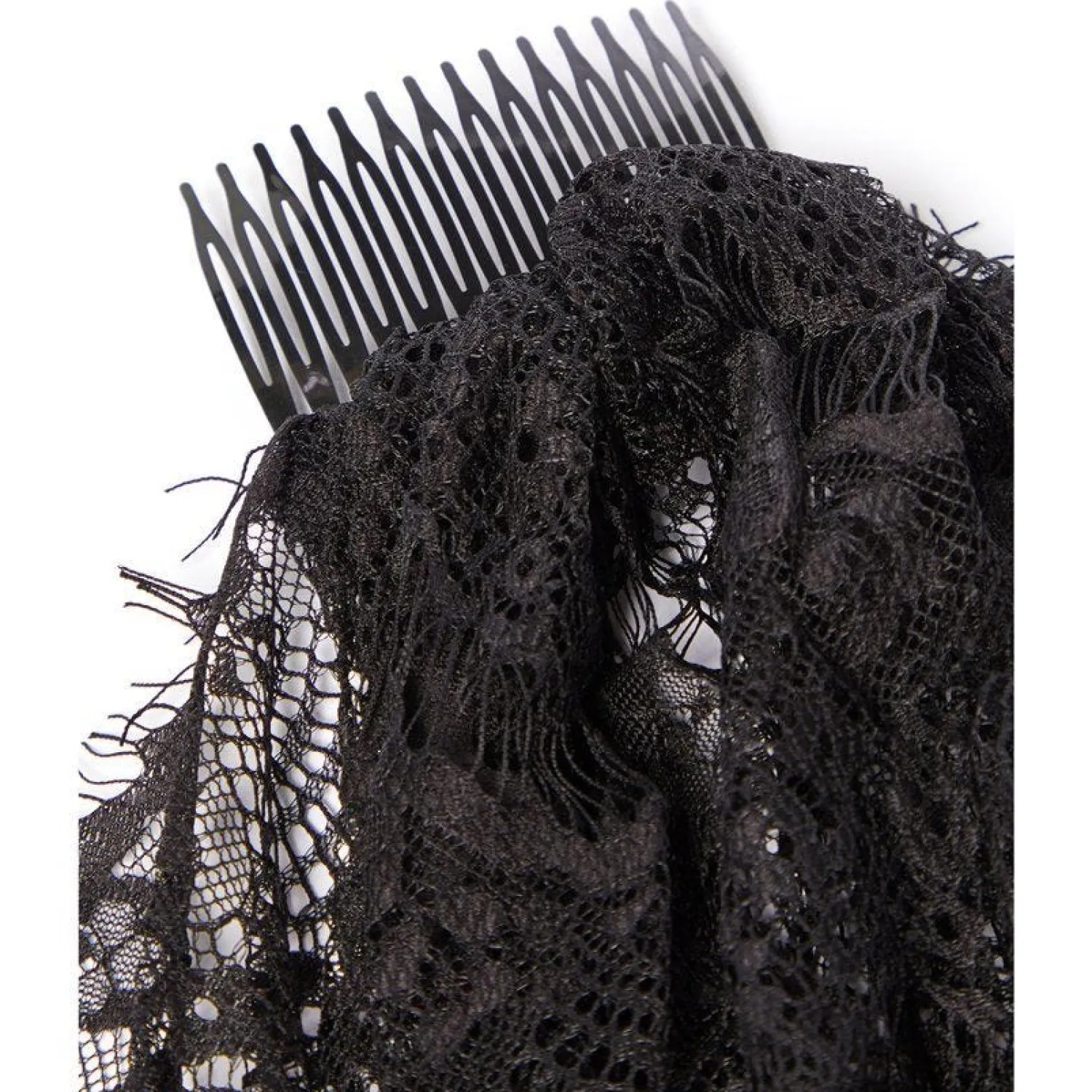 Party Delights Black Veil Headpiece - 41Cm< Hats & Headwear