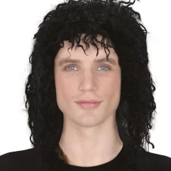 Party Delights Black Wavy Guy Wig< Wigs
