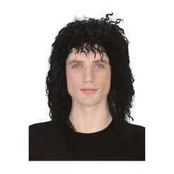 Party Delights Black Wavy Guy Wig< Wigs