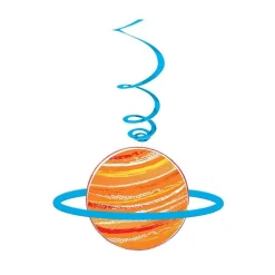 Party Delights Blast Off Birthday Swirl Decorations (12Pk)< Hanging Decorations