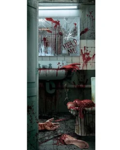 Bloody Bathroom Door Scene<Party Delights