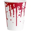 Bloody Drip Paper Cup - 250Ml (8Pk)<Party Delights Online
