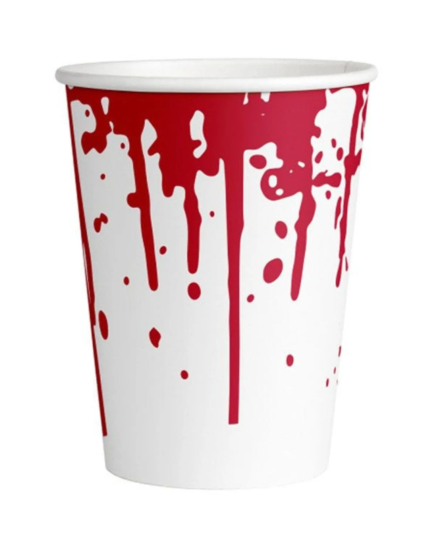 Bloody Drip Paper Cup - 250Ml (8Pk)<Party Delights Online