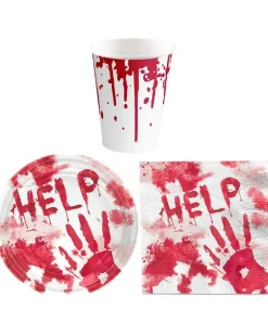 Bloody Handprint Value Party Kit For 8<Party Delights Discount