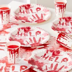 Bloody Handprint Value Party Kit For 8<Party Delights Discount