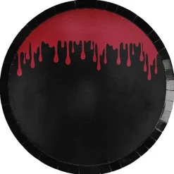 Bloody Paper Plates - 25Cm (8Pk)<Party Delights Discount