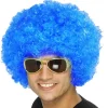 Party Delights Blue Afro Wig< Wigs