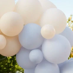 Party Delights Blue And Nude Balloon Arch Kit - 75 Balloons< Arches & Clouds