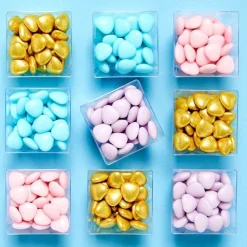 Party Delights Blue Chocolate Hearts - 1Kg< Chocolates