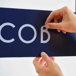 Party Delights Blue Happy Birthday Personalisable Photobooth Frame< Hanging Decorations