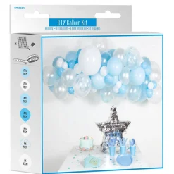 Party Delights Blue Latex Balloon Arch Garland - 70 Balloons< Arches & Clouds