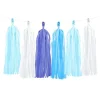 Party Delights Blue Mix Tassel Garland Decoration - 1.5M< Hanging Decorations