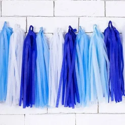 Party Delights Blue Mix Tassel Garland Decoration - 1.5M< Hanging Decorations