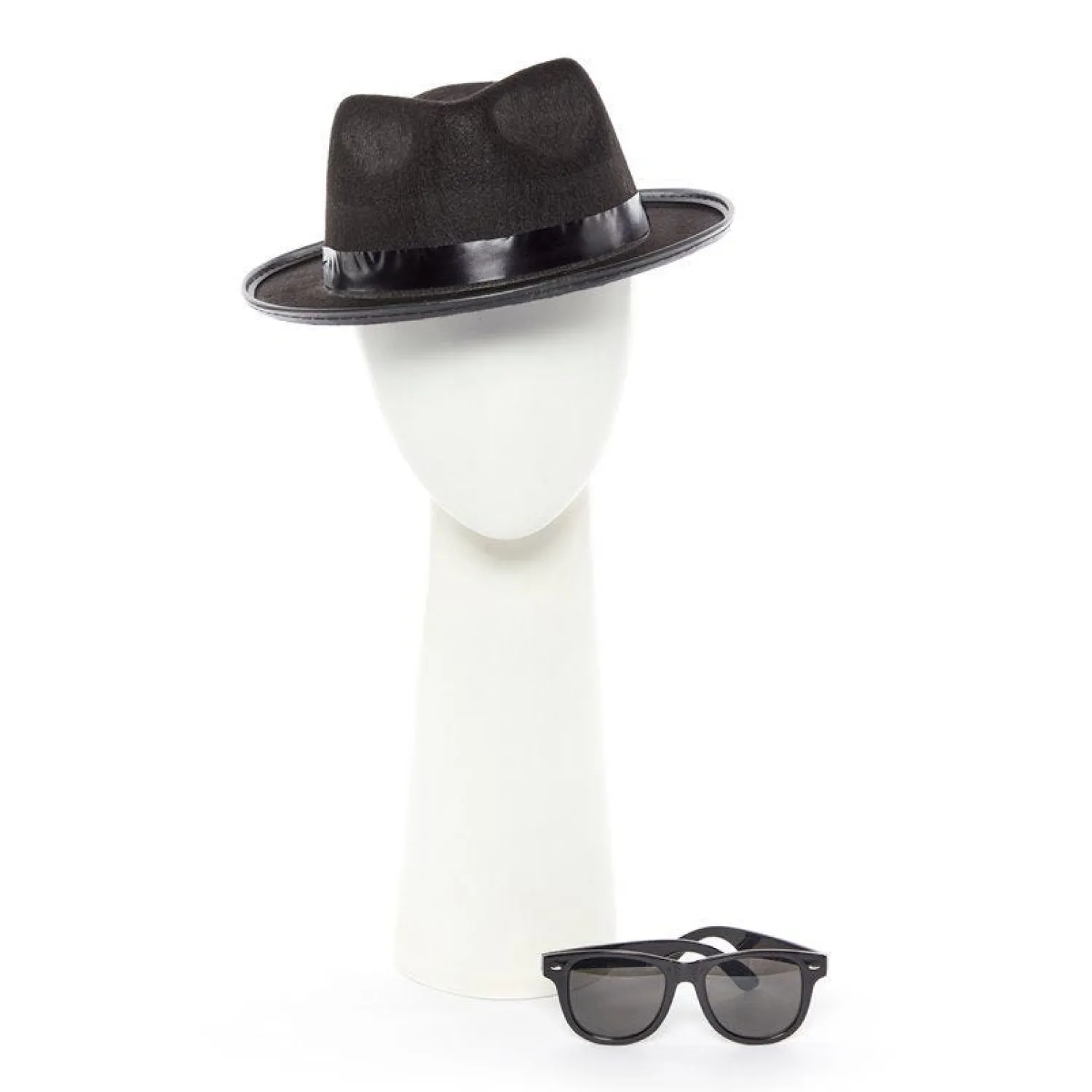 Party Delights Blues Brothers Hat & Glasses (2Pk)< Hats & Headwear