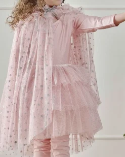 Blush & Silver Star Cape<Party Delights Hot