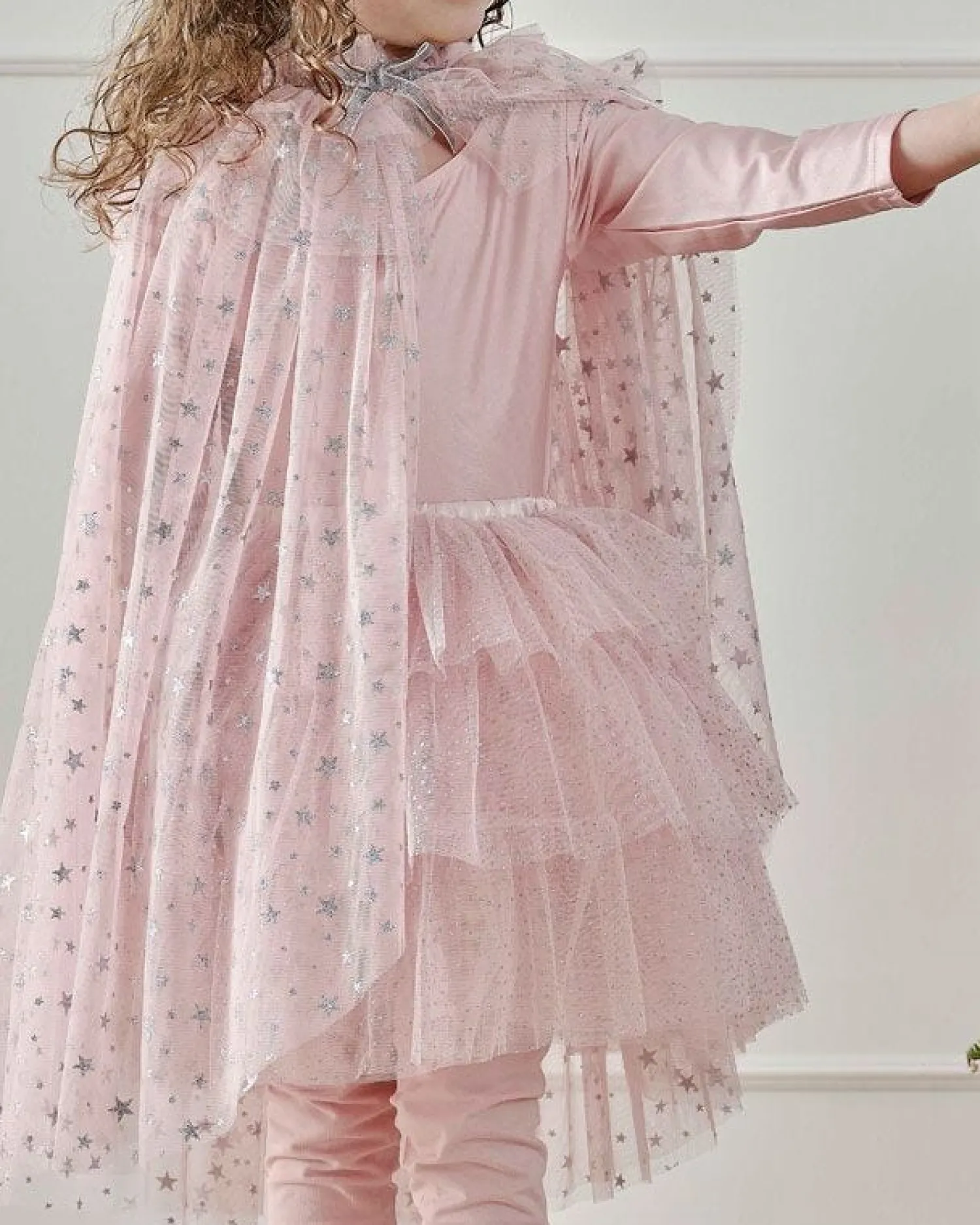 Blush & Silver Star Cape<Party Delights Hot