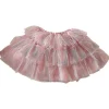 Blush & Silver Tiered Tutu - 5-7 Years<Party Delights Best