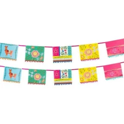 Party Delights Boho Mix Pom Pom Bunting - 4M< Bunting