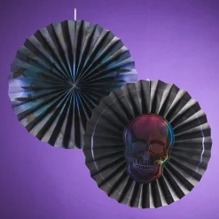 Boneshine Fever Paper Fans (3Pk)<Party Delights Best