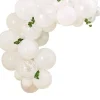 Party Delights Botanical Baby Mini White Foliage Balloon Arch - 45 Balloons< Arches & Clouds