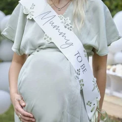 Party Delights Botanical 'Mummy To Be' Sash< Wearables