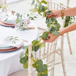 Party Delights Botanical Wedding Eucalyptus Garland - 1.9M< Hanging Decorations