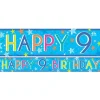 Party Delights Boys 9Th Birthday Paper Banners - 1M (3Pk)< Banners
