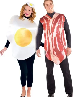 Breakfast Buddies Couple - Adult Costume<Party Delights Discount