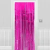 Party Delights Bright Pink Foil Curtain - 2.4M< Hanging Decorations