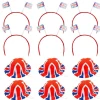 Party Delights British Mini Hats & Flag Headbands - Kit For12< Hats & Headwear