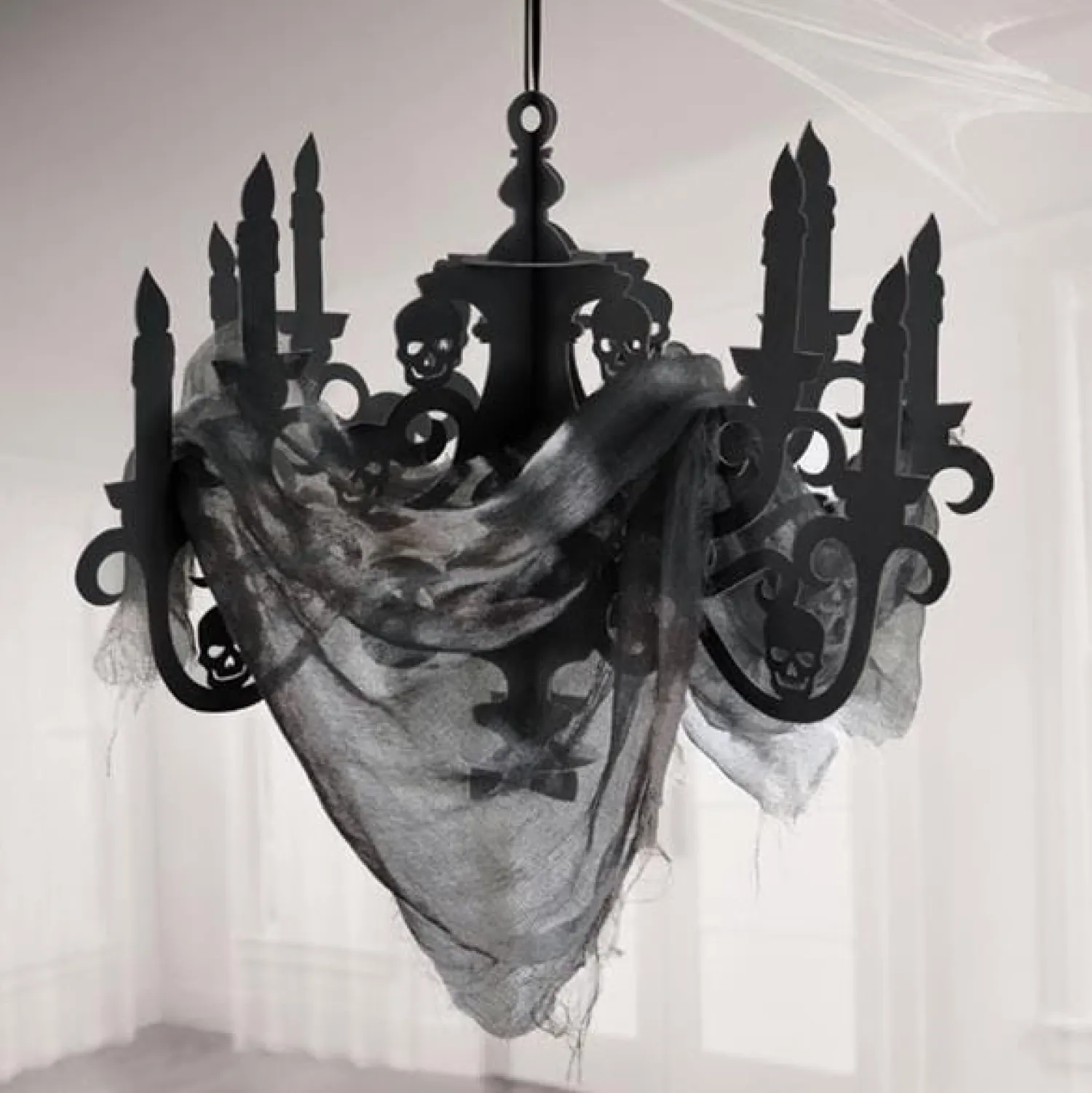 Candelabra With Gauze - 57.5Cm<Party Delights