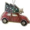 Car Tree Velvet Embroidered Decoration<Party Delights New