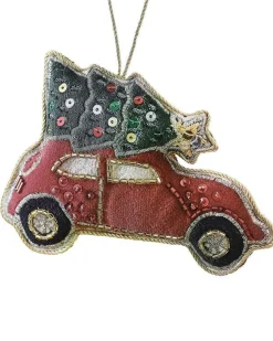 Car Tree Velvet Embroidered Decoration<Party Delights New