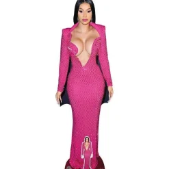 Party Delights Cardi B Cardboard Cutout - 163Cm X 54Cm< Cardboard Cut Outs