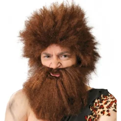Party Delights Caveman Wig With Beard< Wigs