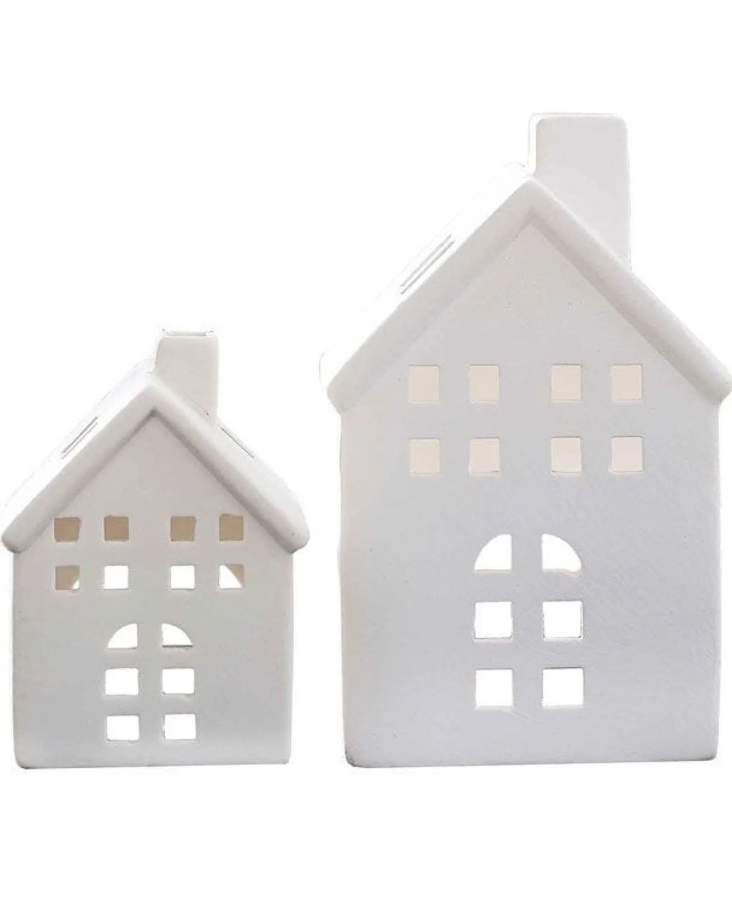 Ceramic Houses (2Pk)<Party Delights Discount
