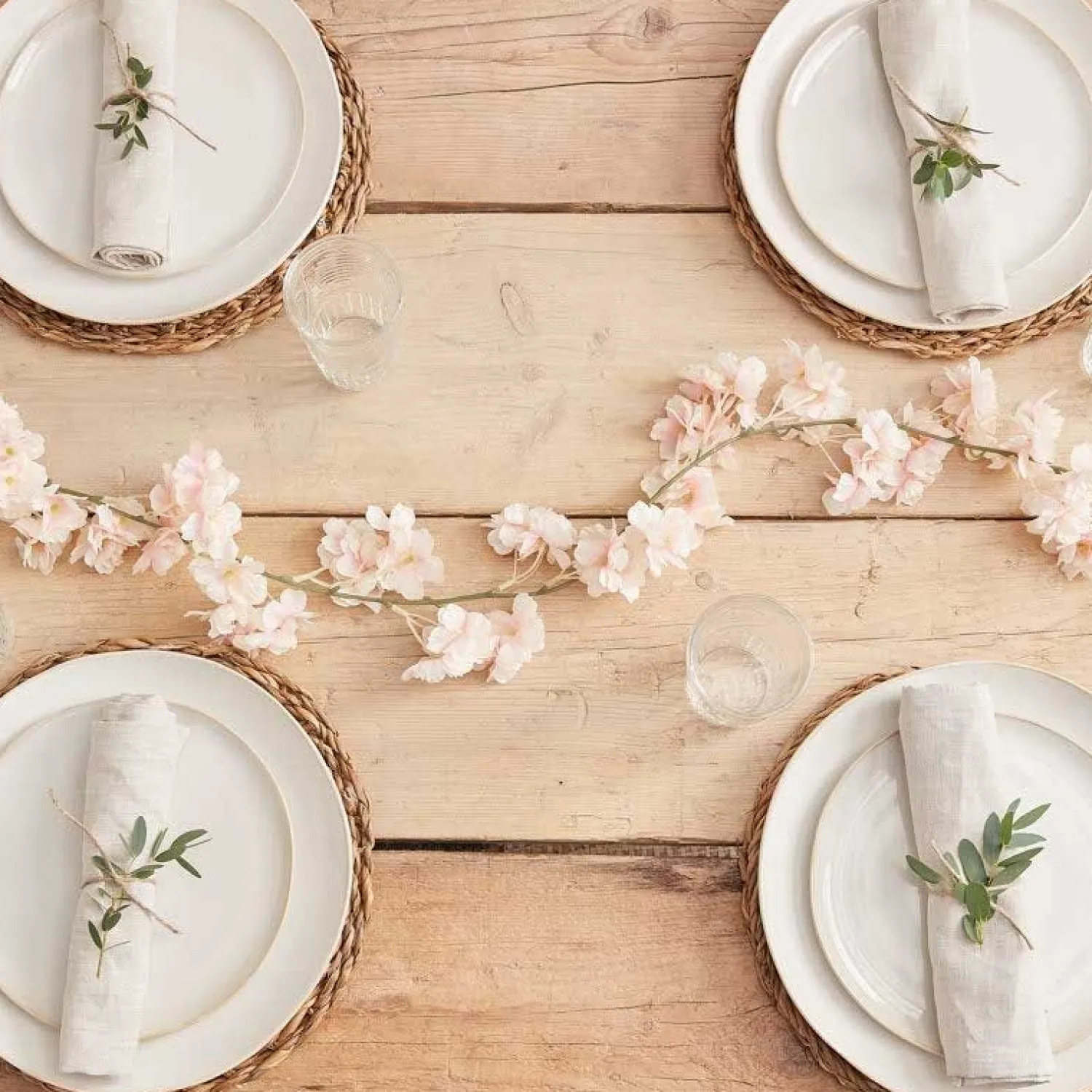 Party Delights Cherry Blossom Foliage Wire Garland - 1.8M< Flowers & Foliage