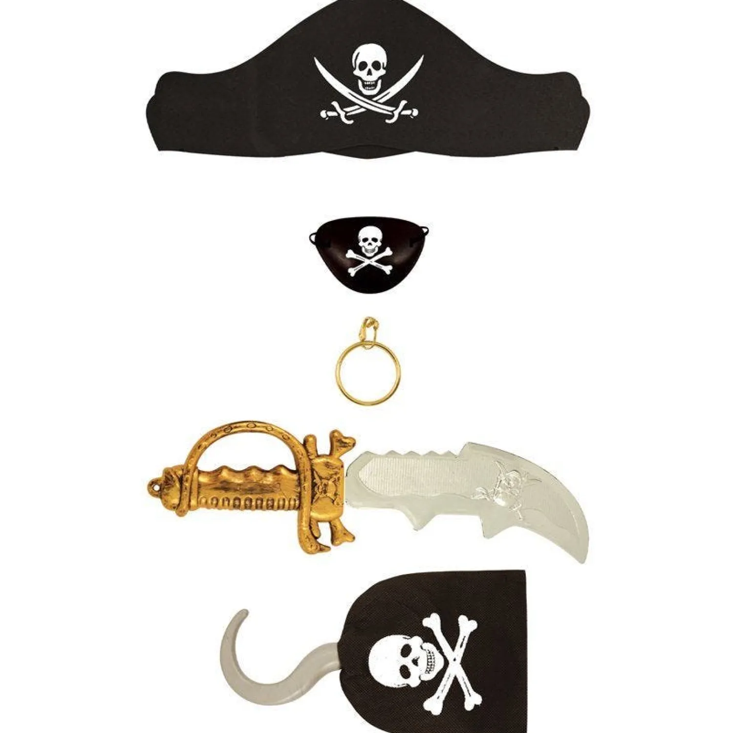 Party Delights Children's Pirate Set< Costume Props