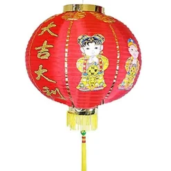 Party Delights Chinese New Year Large Hanging Lantern (2Pk)< Lanterns