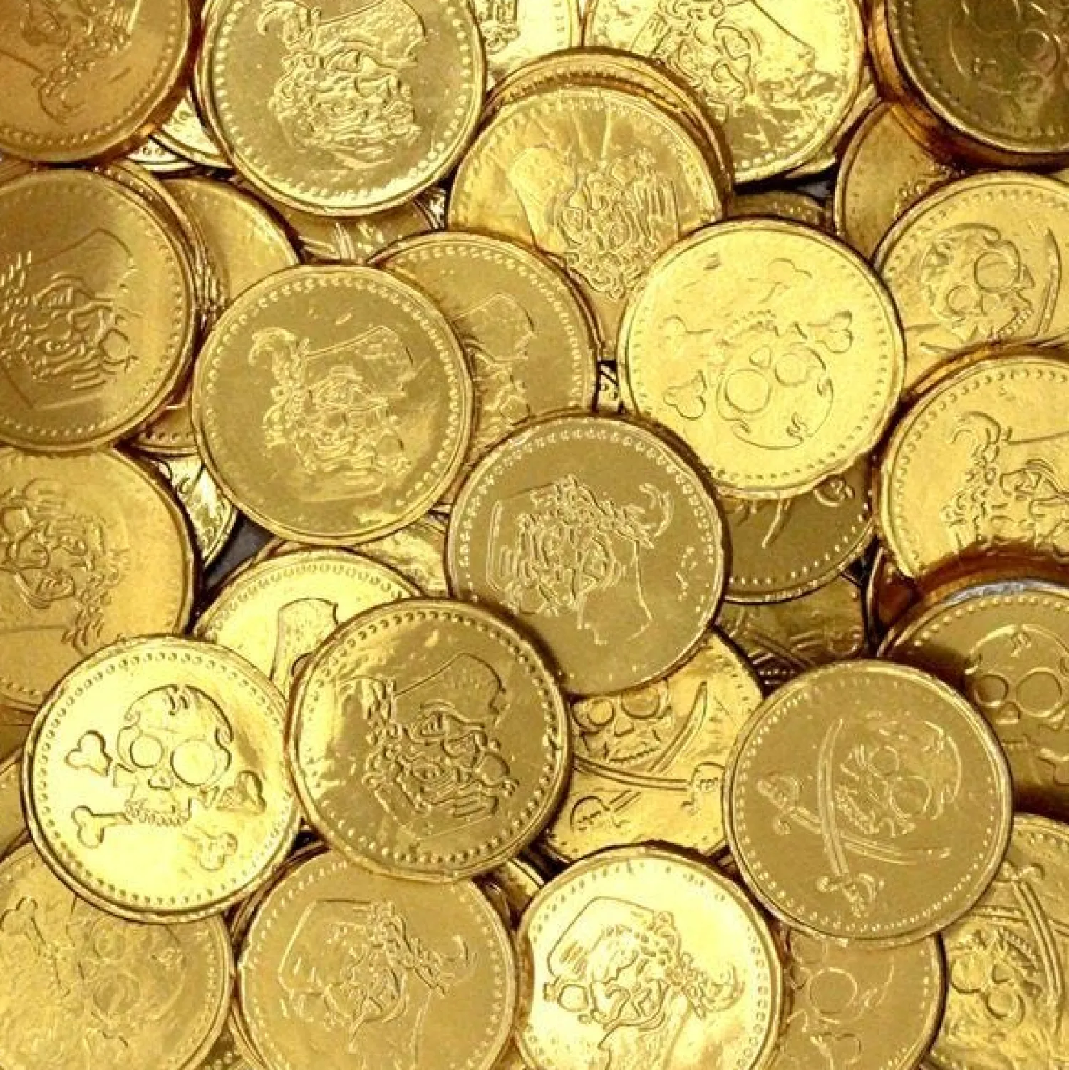 Party Delights Chocolate Pirate Coins - 1Kg< Chocolates