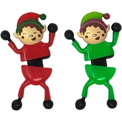 Christmas Elf Window Tumbler - 8Cm<Party Delights