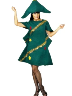 Christmas Tree Costume - Adult Costume<Party Delights Clearance